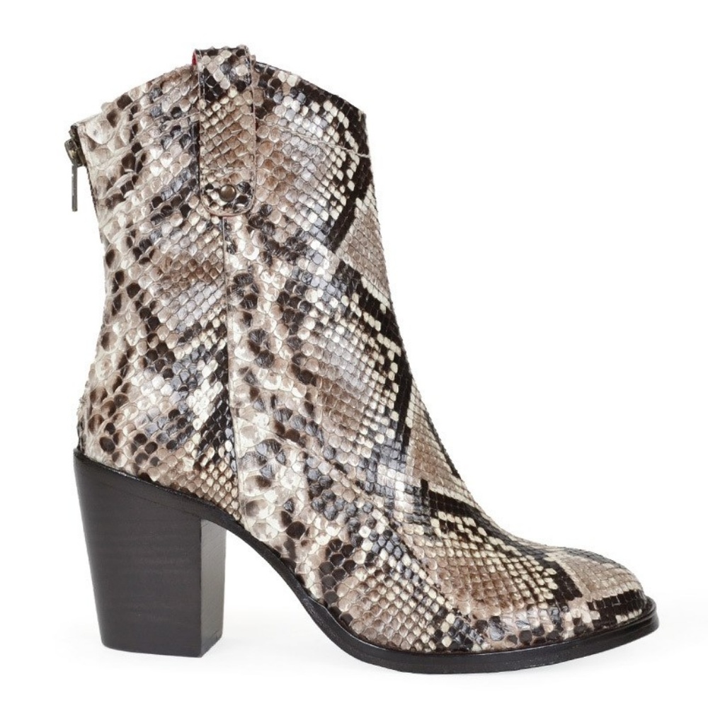 Pete Women’s Natural Python Boot - Picture 4 of 5